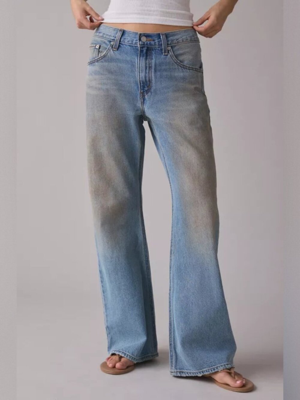 NWT Levi's Loose Boot Women's Jeans in Off Roading Mid Rise Size 23 - Picture 5 of 7
